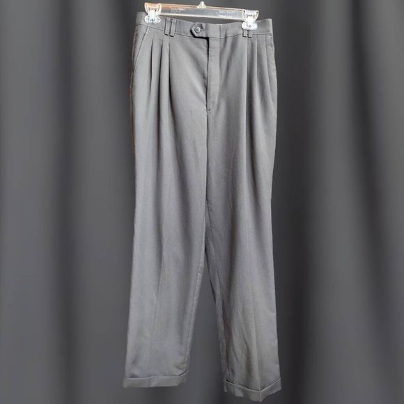 Haggar Other - Vintage Men's Pleated Dress Pants, 30"x32", Gray